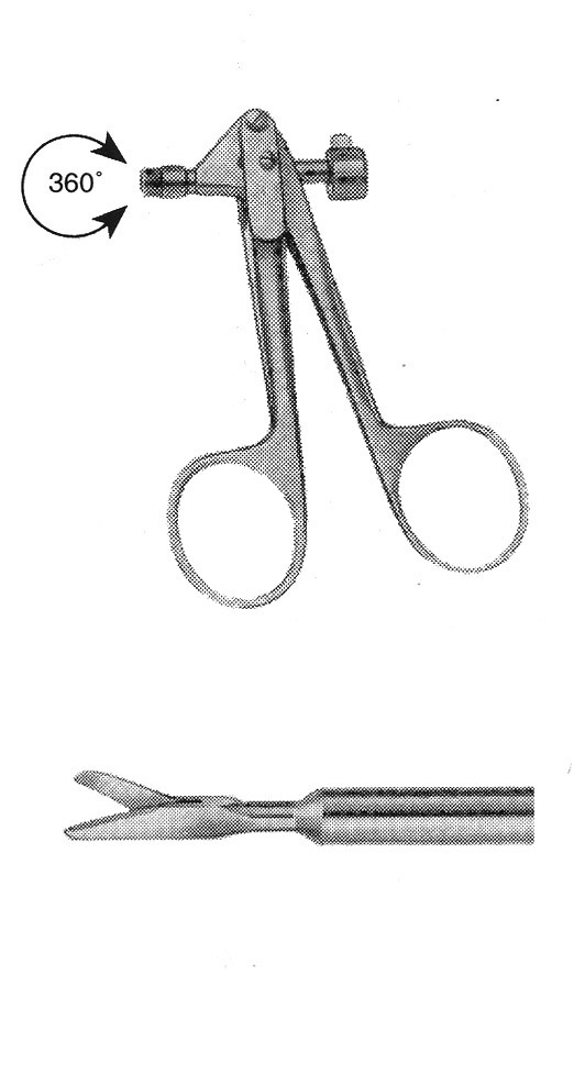 İZOLESİZ MAKAS U MODEL SAPLI  ÇAP : 5MM L36CM